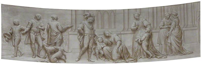 Elizabeth Woodville, Later Queen, The Widow Of Sir John Grey, Imploring King Edward Iv To Restore Her Husband's Lands (after Angelica Kauffman) — Biagio Rebecca