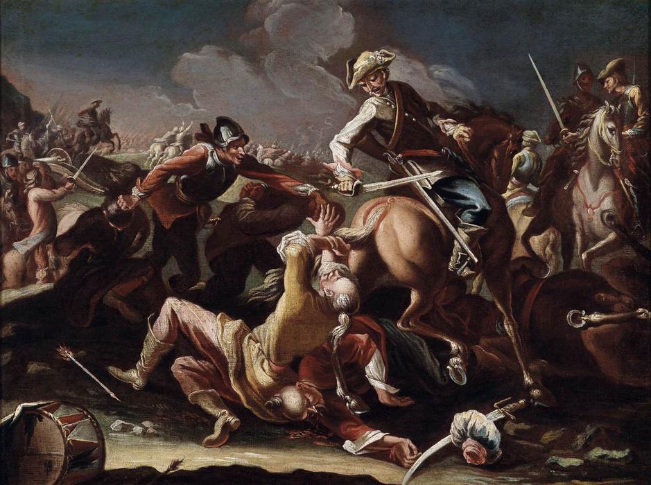 Battle Scene — Antonio Gherardi