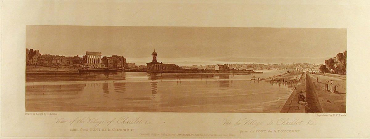 View Of The Village Of Chaillot — Thomas Girtin