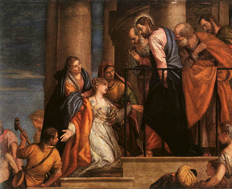 Christ And The Woman With The Issue Of Blood — Paolo Veronese