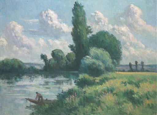 Rolleboise, The Small Arm Of The Seine — Maximilien Luce