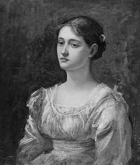 Girl In White, (painting) — Abbott Handerson Thayer