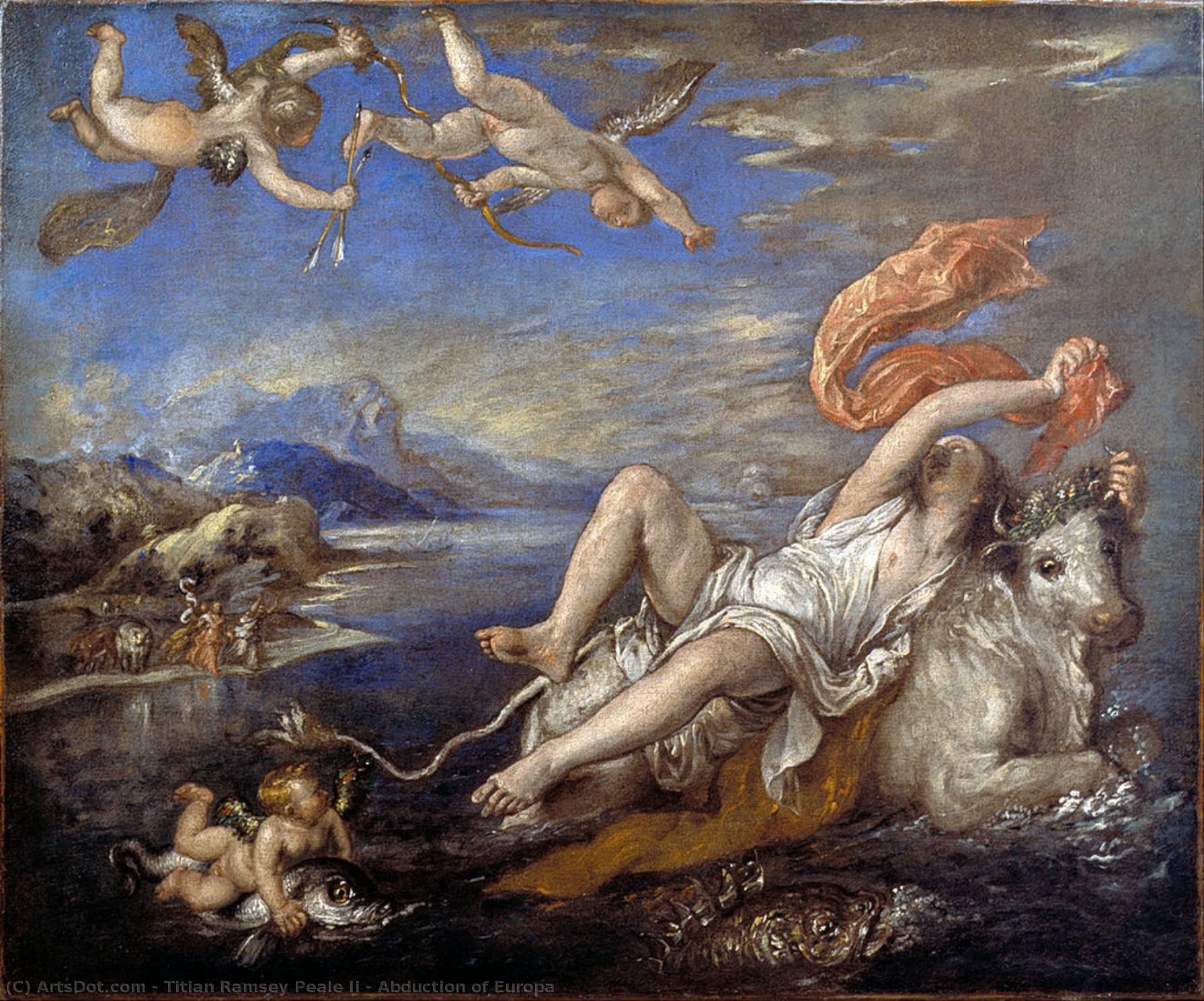 Abduction Of Europa — Titian Rejmond Piol Ii