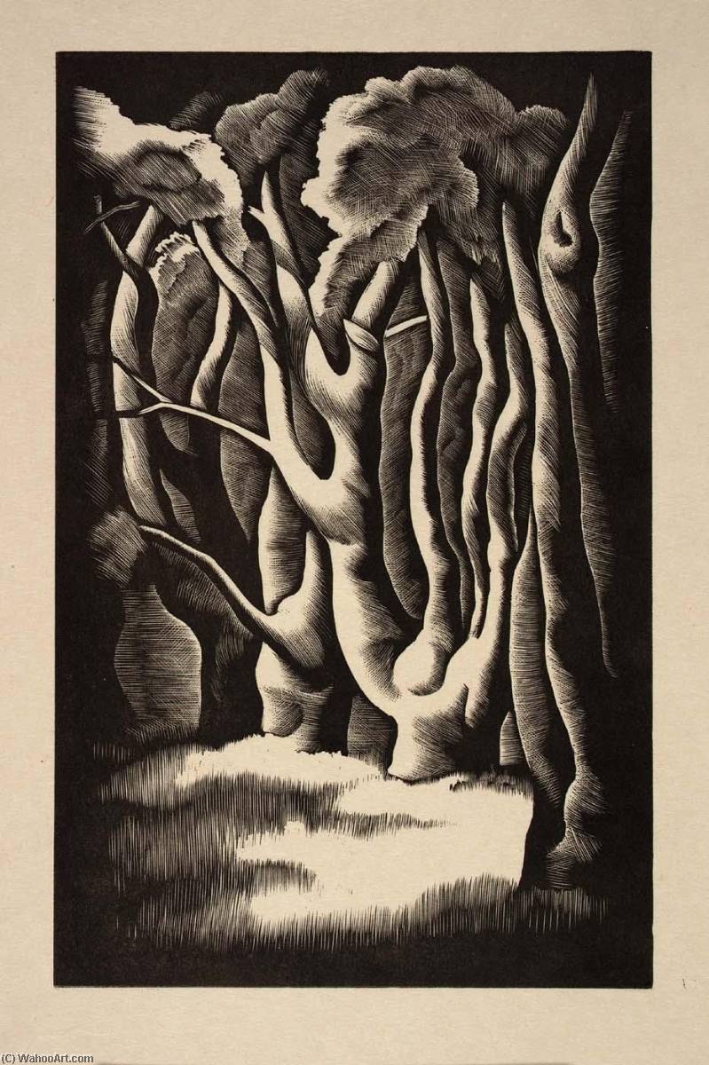 Wood Interior — Howard Cook