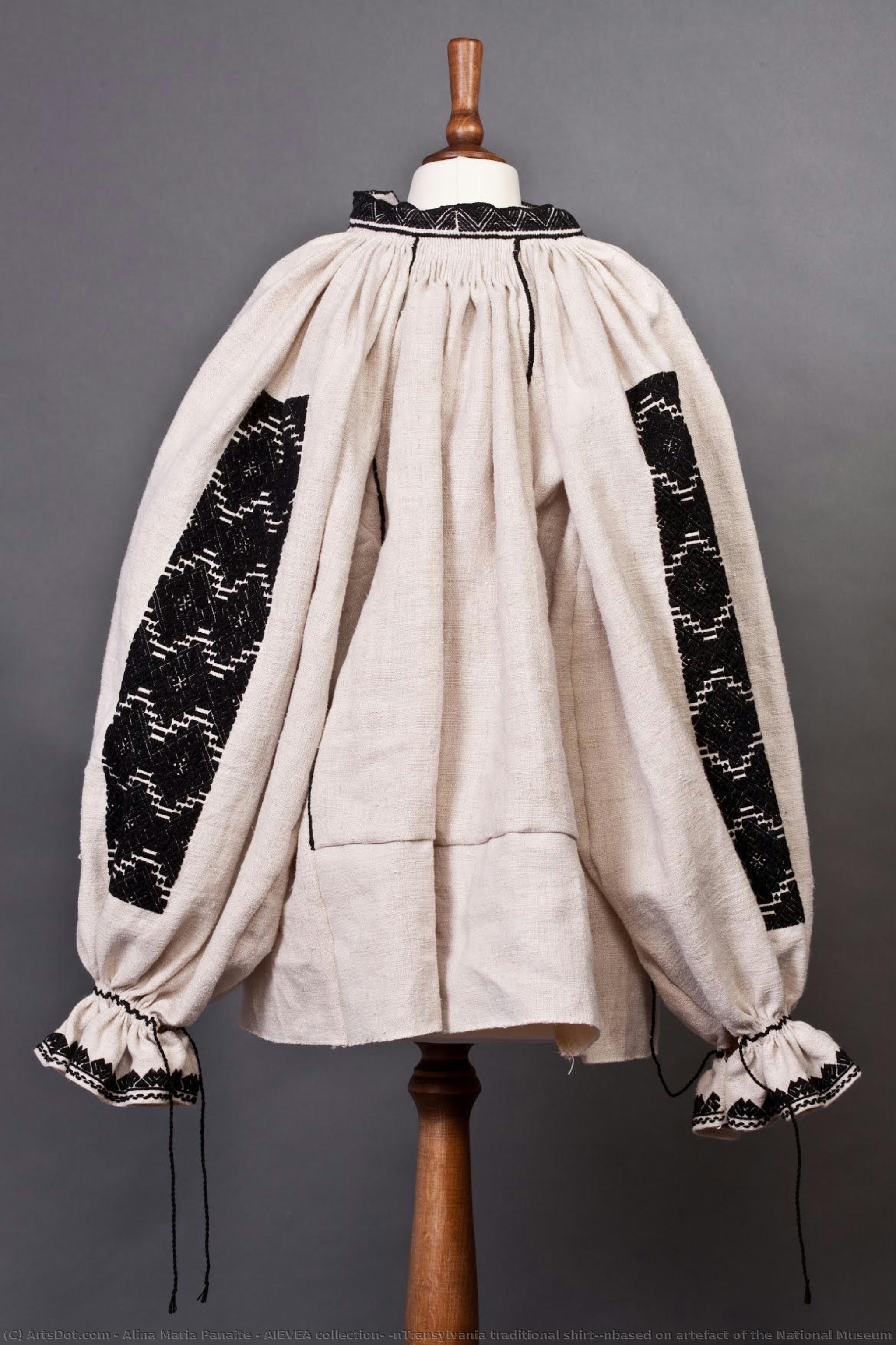 Aievea Collection; \ntransylvania Traditional Shirt;\nbased On Artefact Of The National Museum Of The Romanian Peasant — Alina Maria Panaite