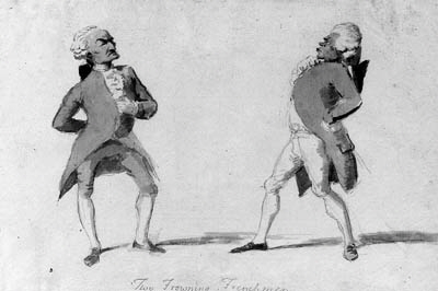 Two Frowning Frenchmen — Sir Nathaniel Dance Holland