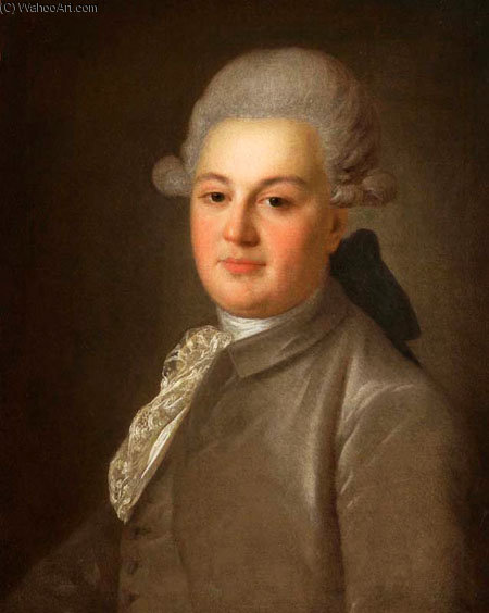 Portrait Of An Unknown Family Vorontsov — Fyodor Stepanovich Rokotov