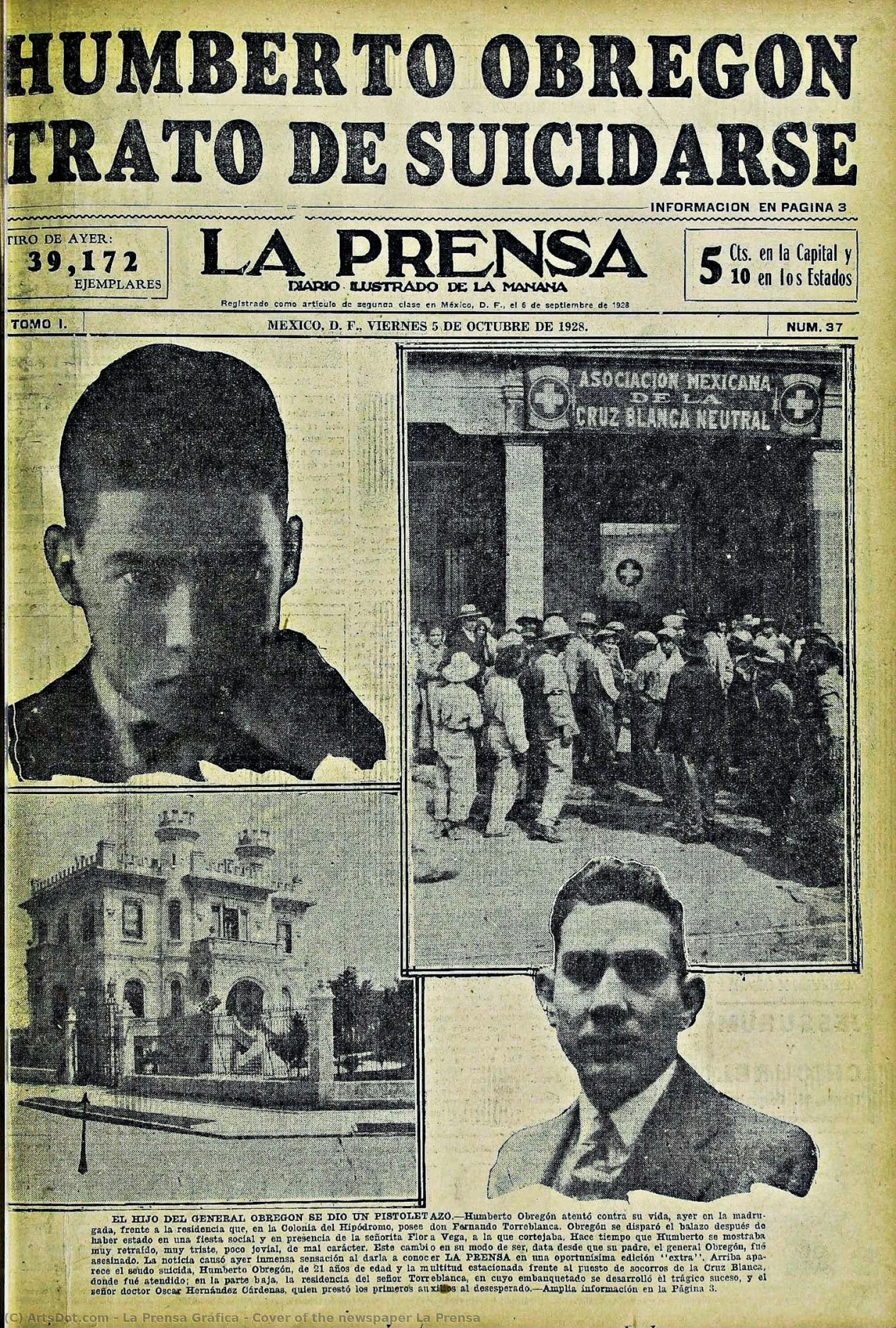 Cover Of The Newspaper La Prensa — La Prensa Gráfica