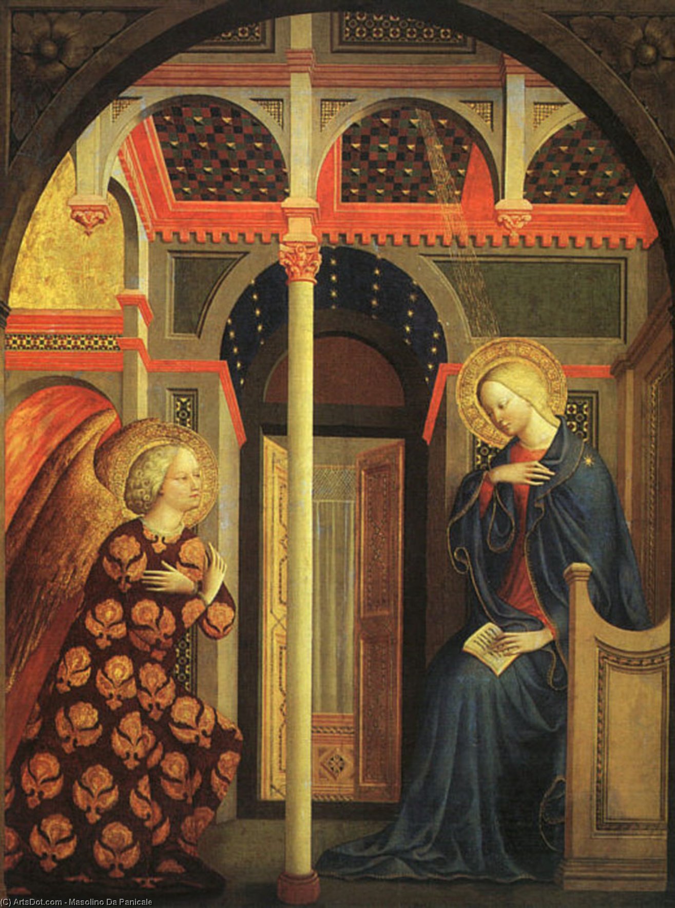 The Annunciation — Мазолино Да Паникале