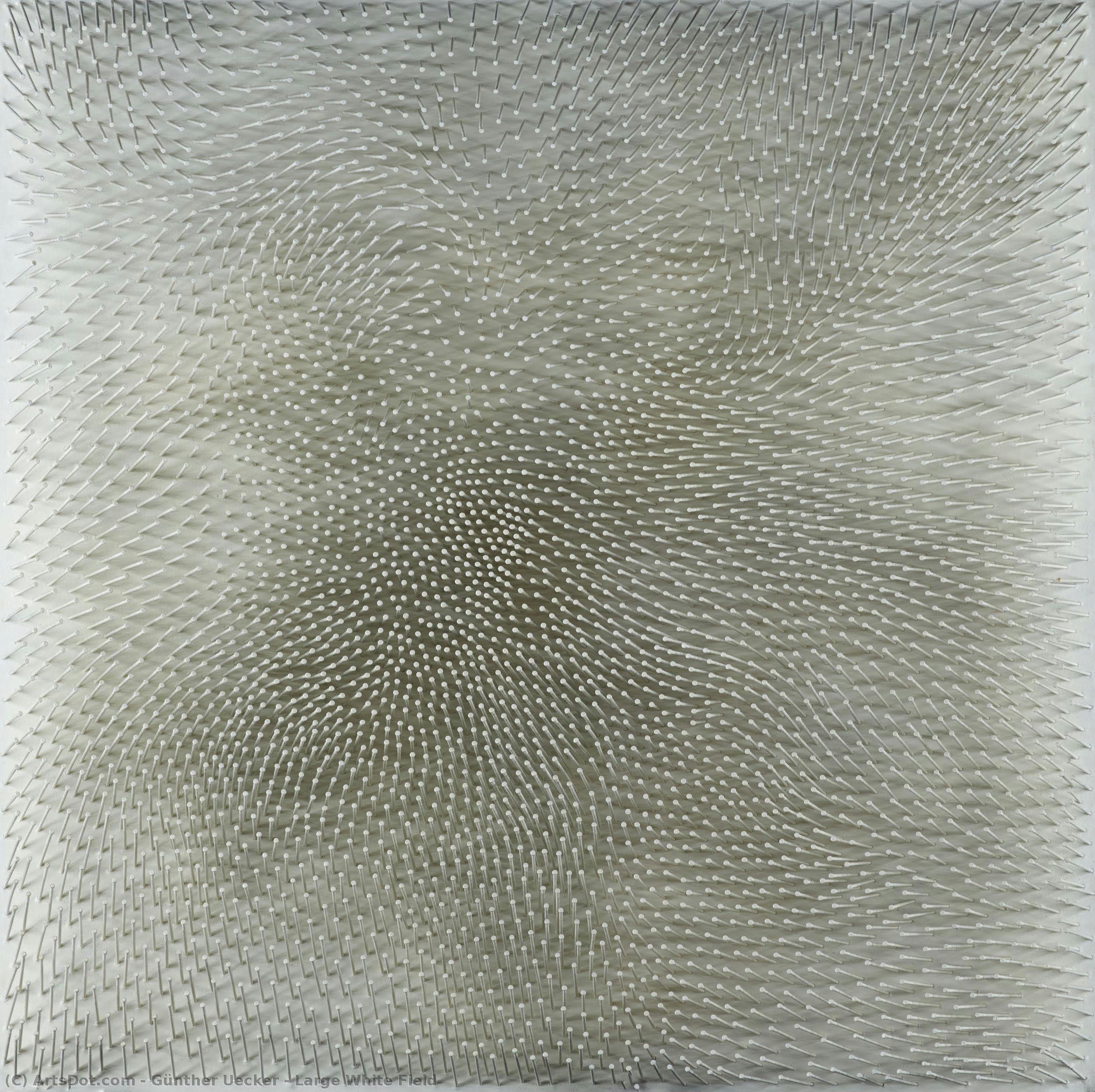 Large White Field — Günther Uecker