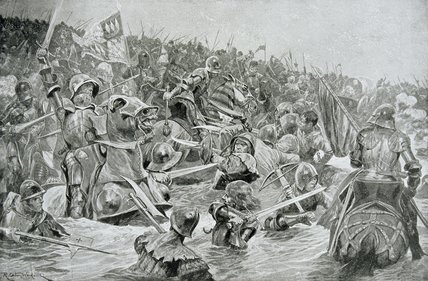 The Battle Of Towton — Richard Caton Woodville