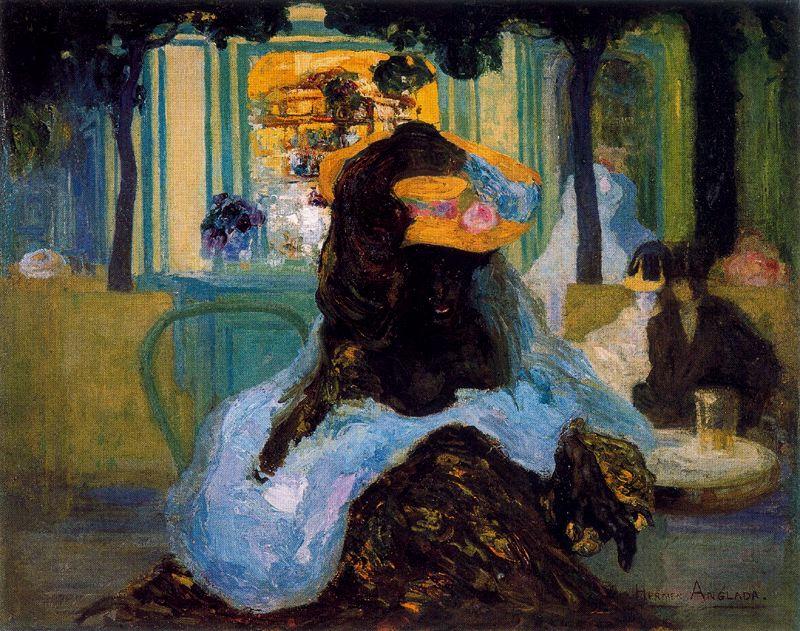 La Dame De L´aigrette — Hermen Anglada Camarasa