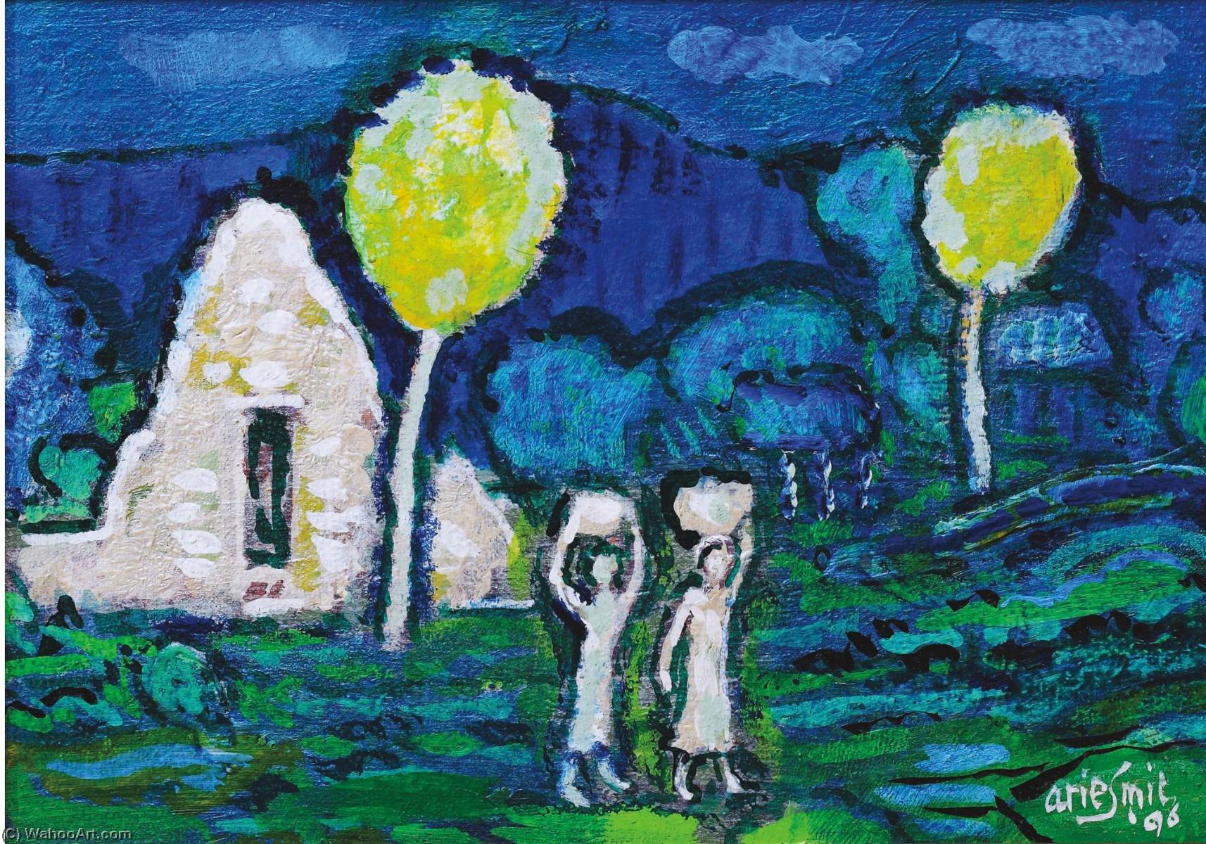 Two Girls In The Fields — Arie Smit