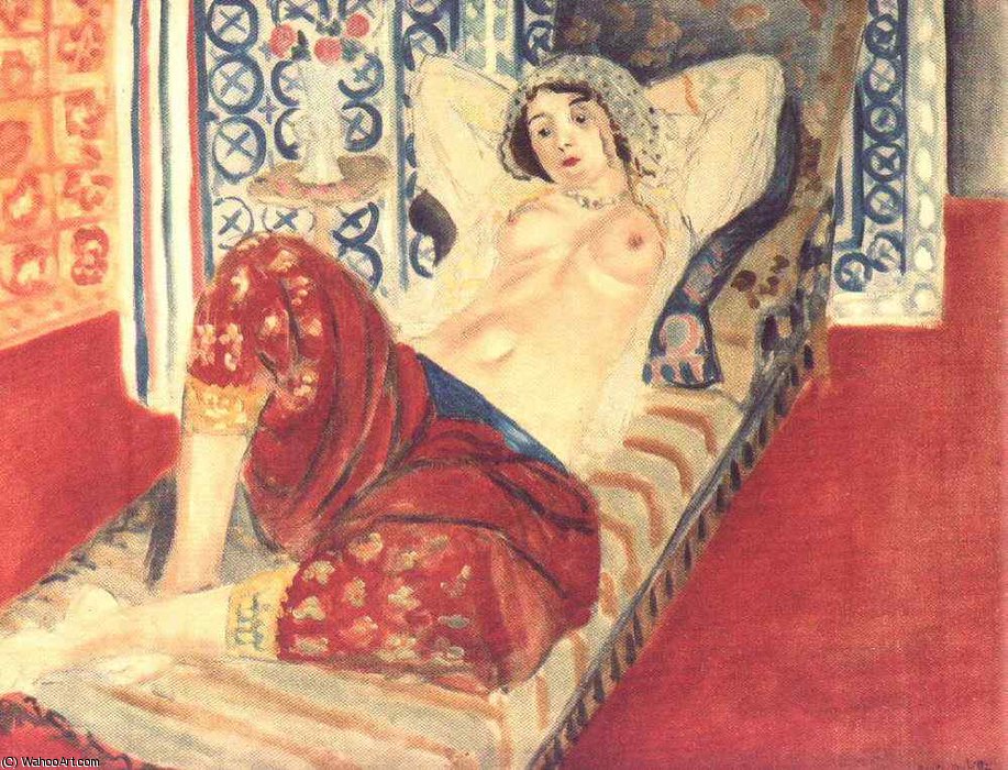 Odalisque With Red Cullottes, Musée National D'art M — Henri Matisse