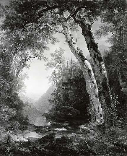In The Catskills, (painting) — Asher Brown Durand