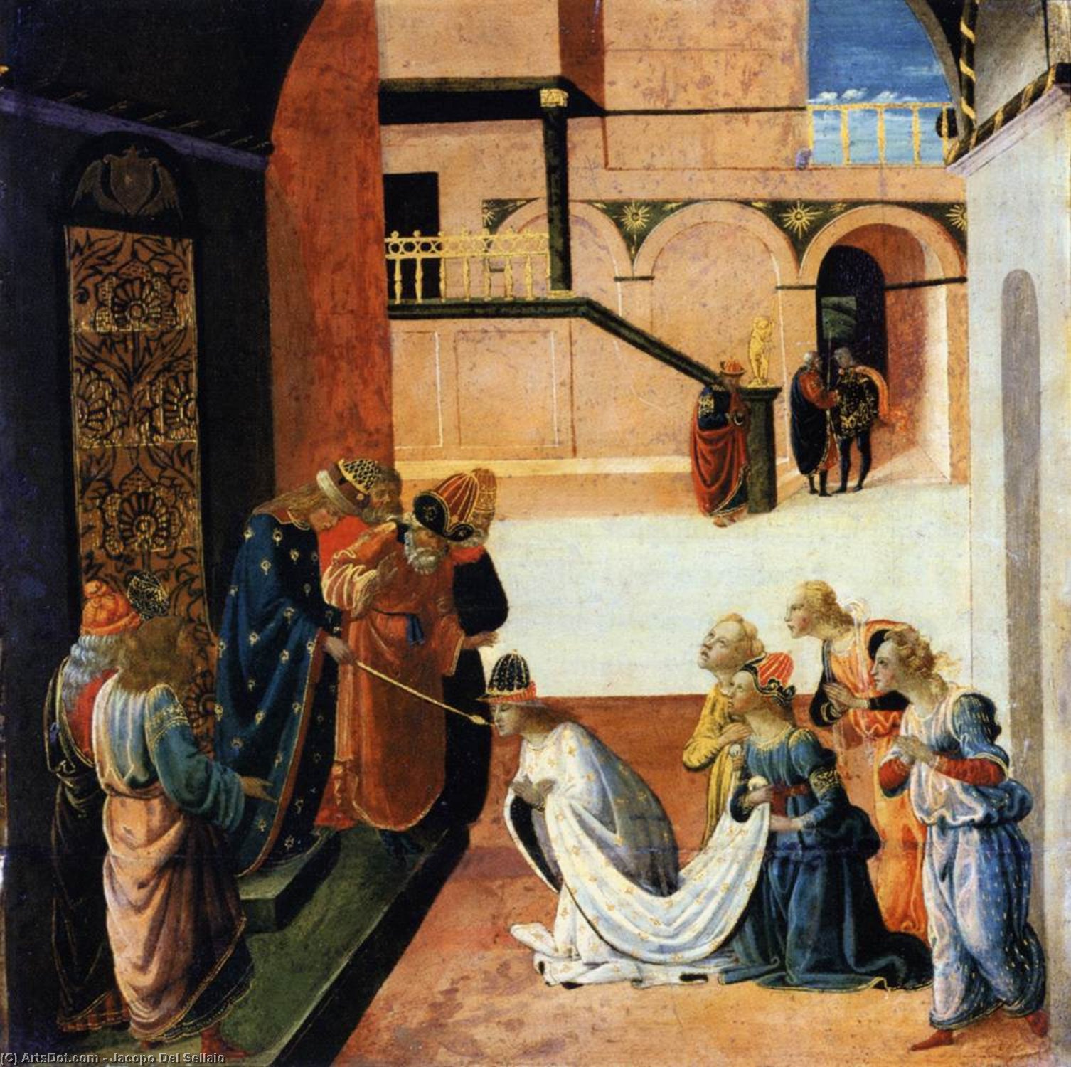 Esther Before Ahasuerus — Джакпо Дель Селлайо