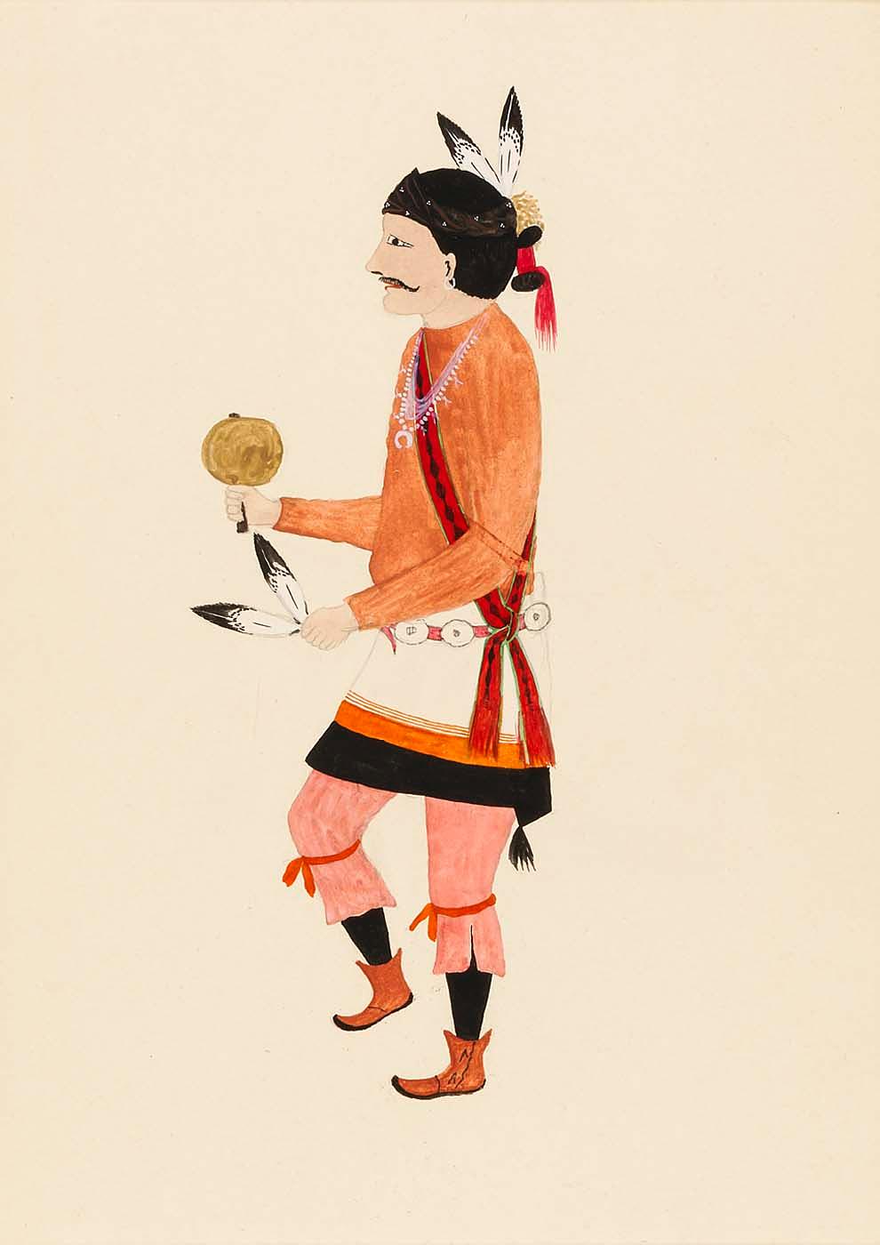 Navajo Yebijhi Dancer — Awa Tsireh