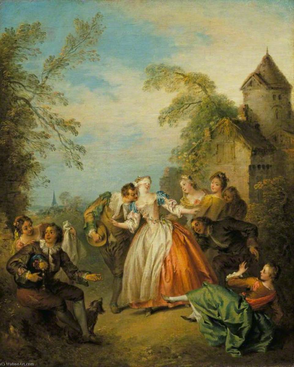 Blind Man's Buff (le Colin Maillard) — Jean-baptiste Pater