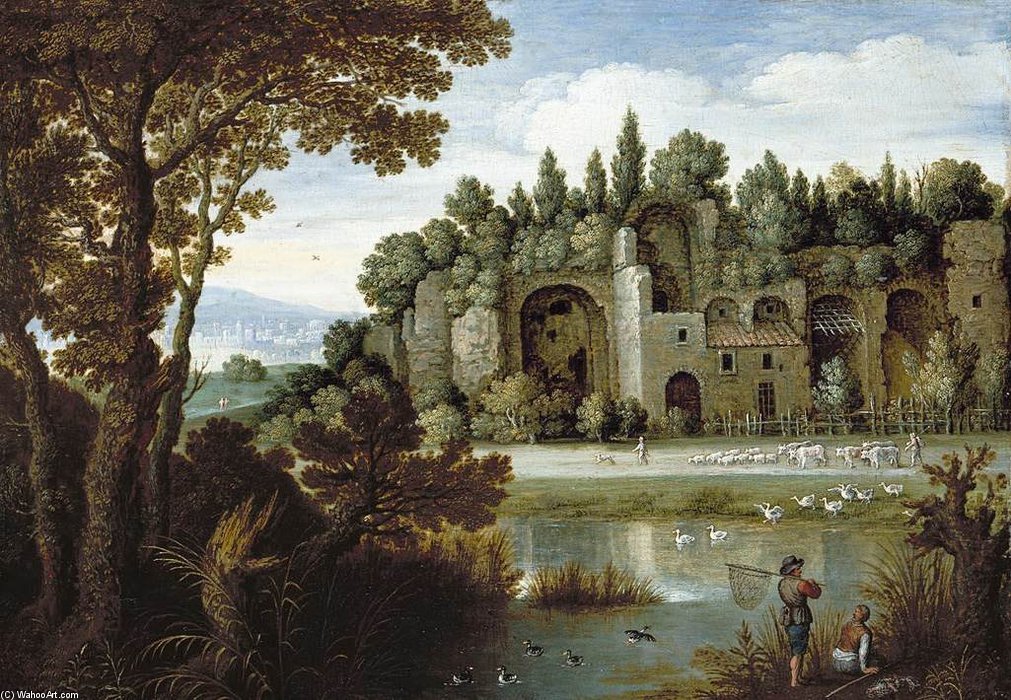 Pastoral Landscape — Maerten Ryckaert