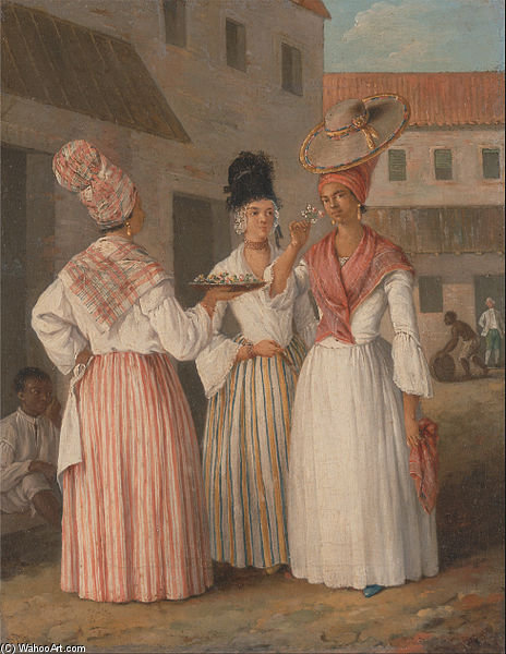 A West Indian Flower Girl And Two Other Free Women Of Color — Agostino Brunias