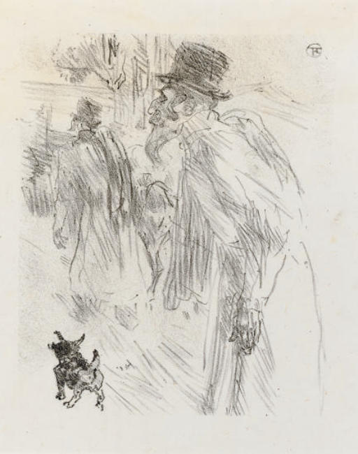 Les Juifs Polonais, Carlsbad — Henri De Toulouse-lautrec