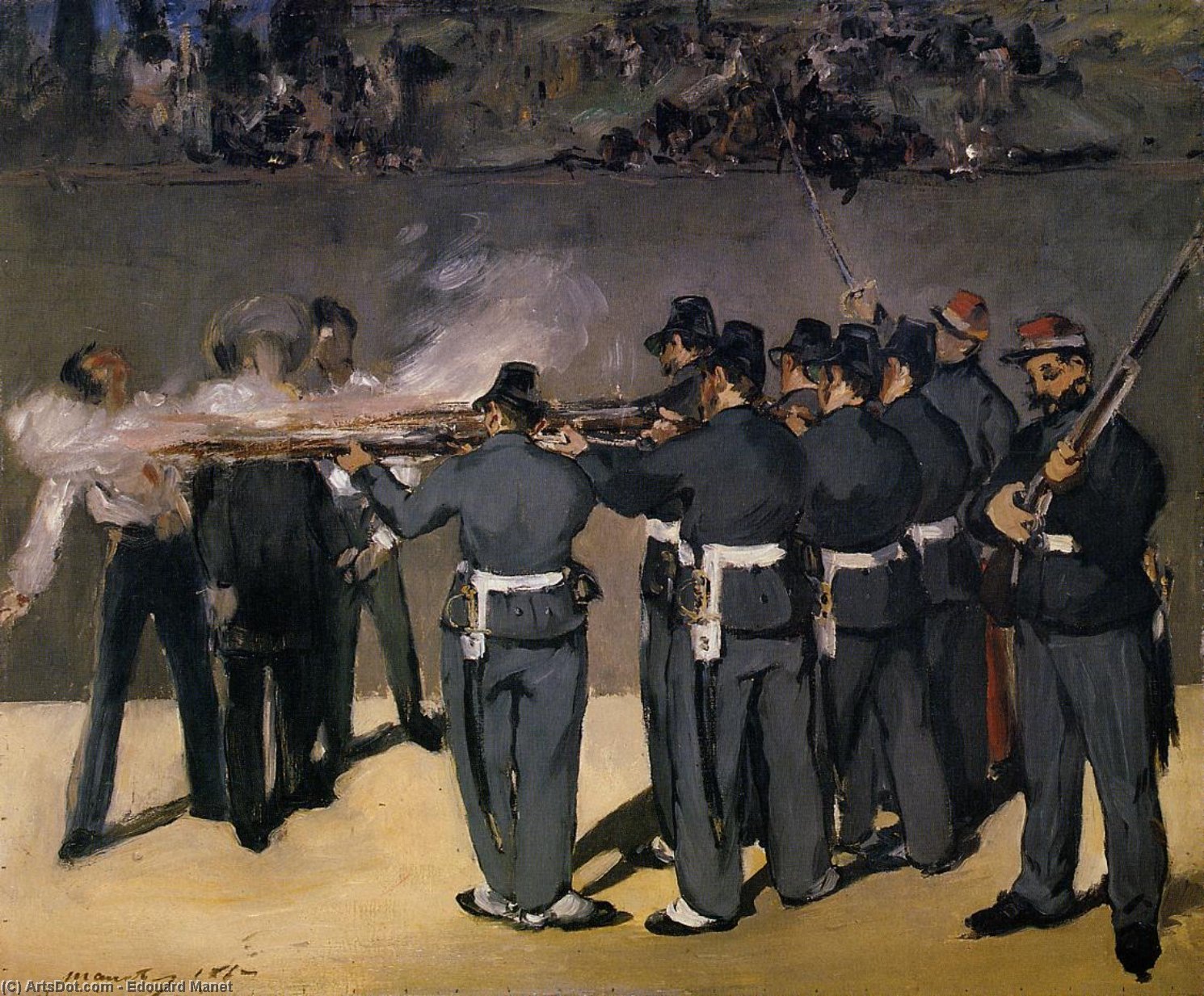 The Execution Of The Emperor Maximillian — Édouard Manet
