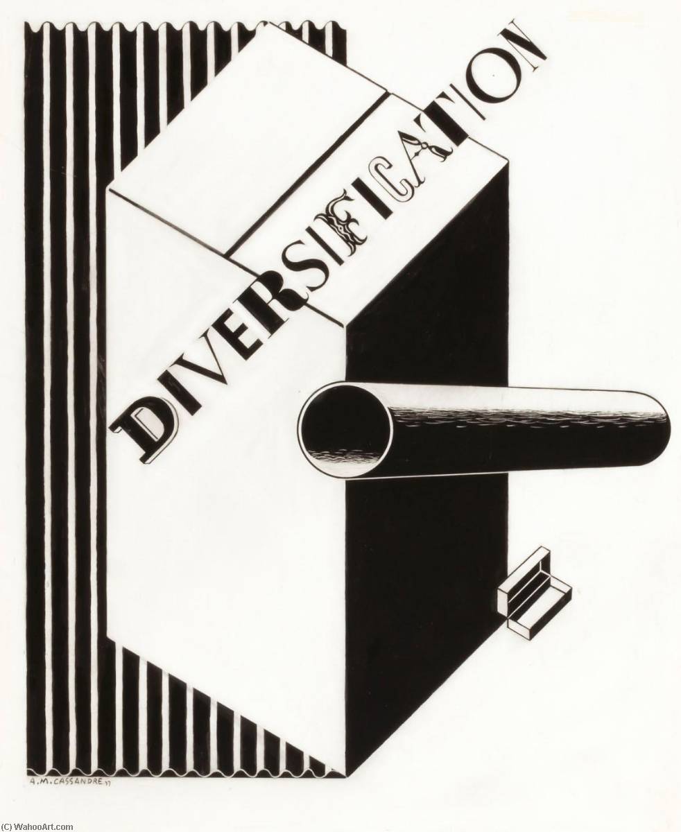 Diversification, From The Early Series — Adolphe Jean-marie Mouron Cassandre
