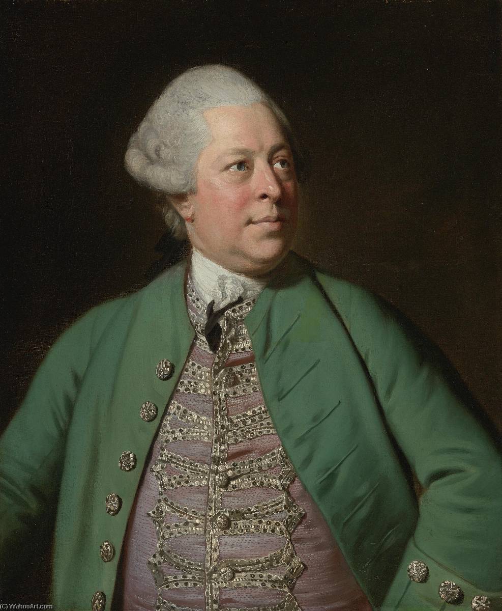 Portrait Of Edward Holden Cruttenden (1720 1771) — Sir Joshua Reynolds