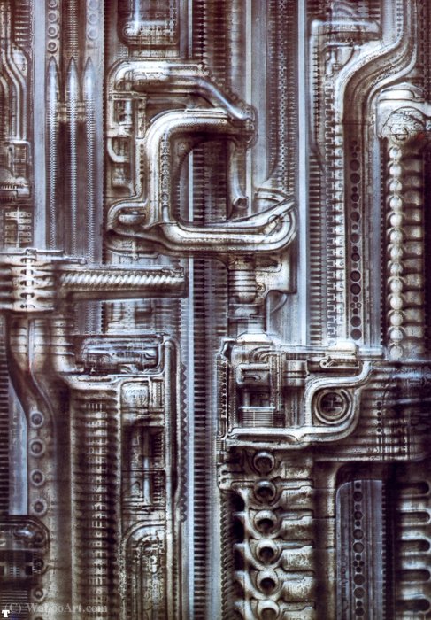 Hr Giger Newyorkcity Xviii Machineacoudre — H.r. Giger