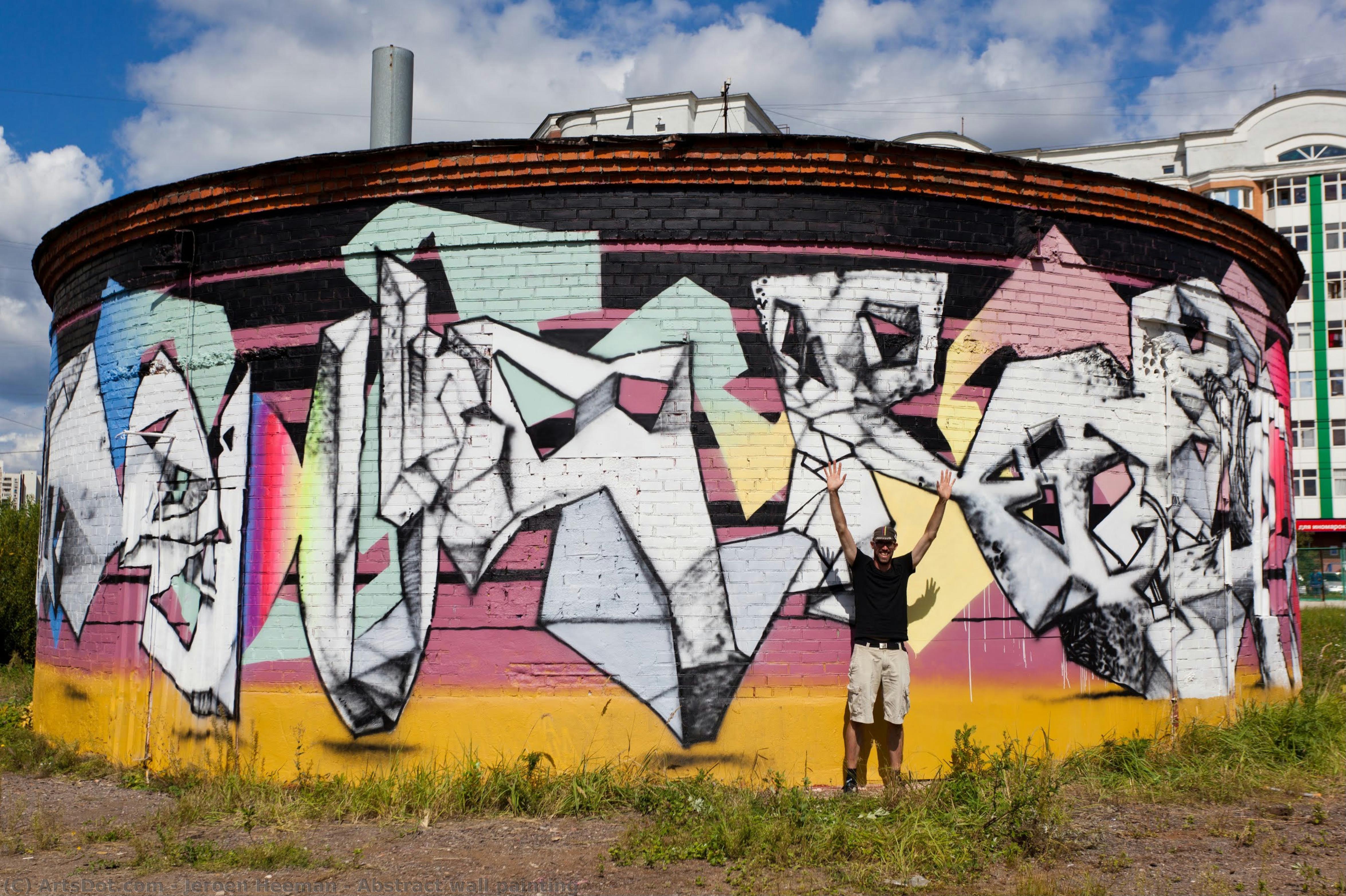 Abstract Wall Painting — Jeroen Heeman