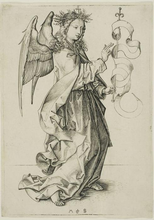 The Angel Of The Annunciation — Martin Schongauer
