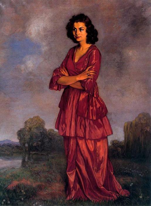 Portrait Of Doña Carmen Arconada — Ignacio Zuloaga Y Zabala