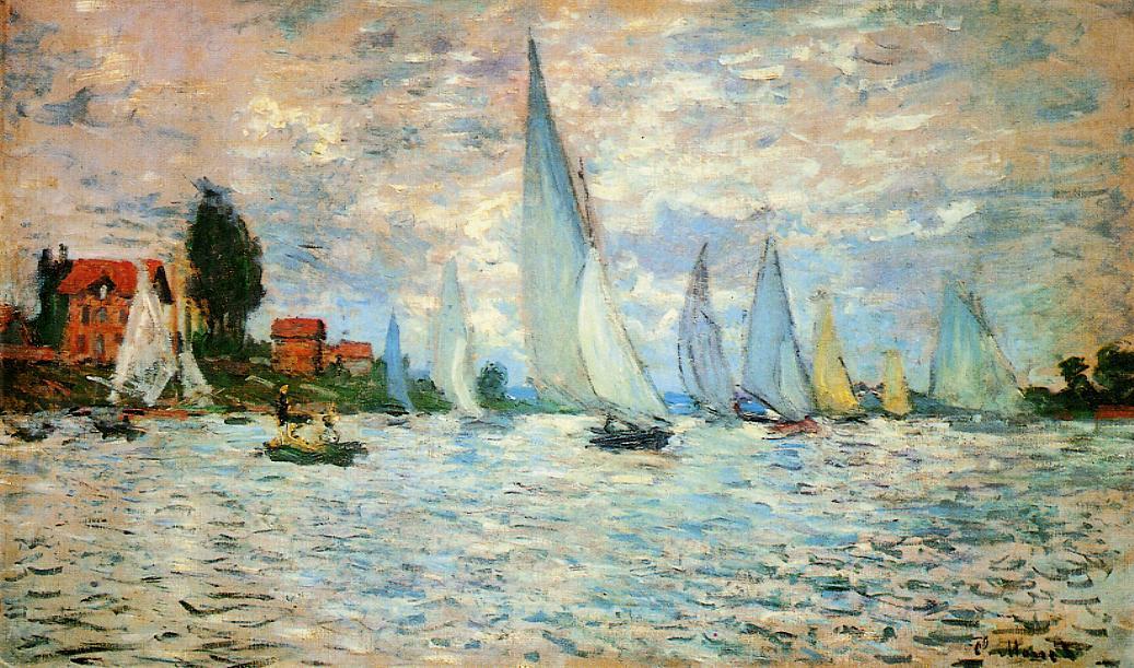 Regatta At Argenteuil — Claude Monet