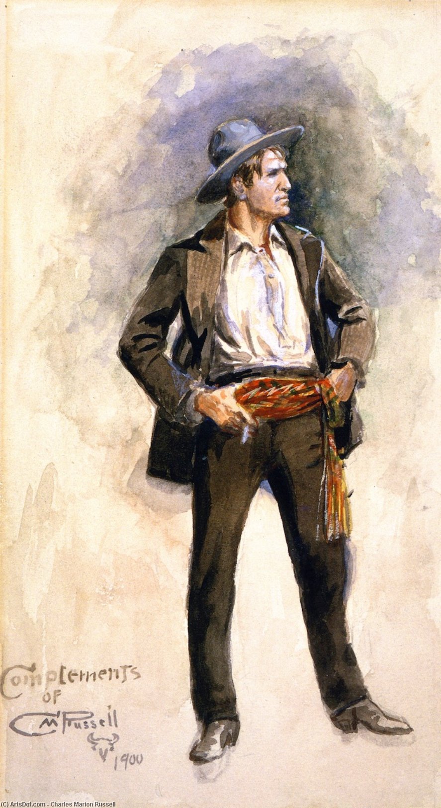 Self Portrait [no. 4] — Charles Marion Russell