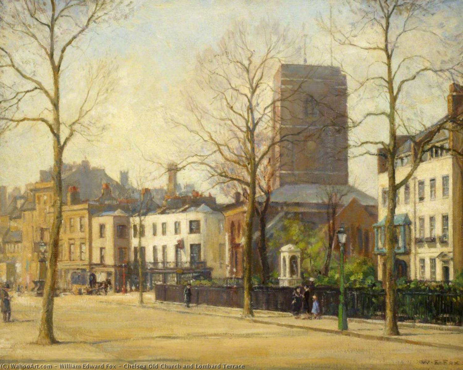 Chelsea Old Church And Lombard Terrace — William Edward Fox