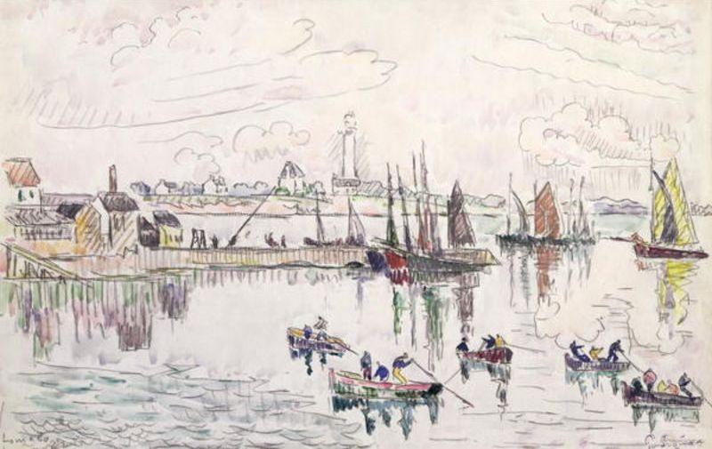 The Port Of Lomalo, Brittany — Paul Signac