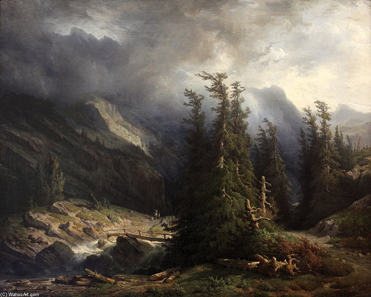 Path From Grimsel To Handeck — Francois Diday