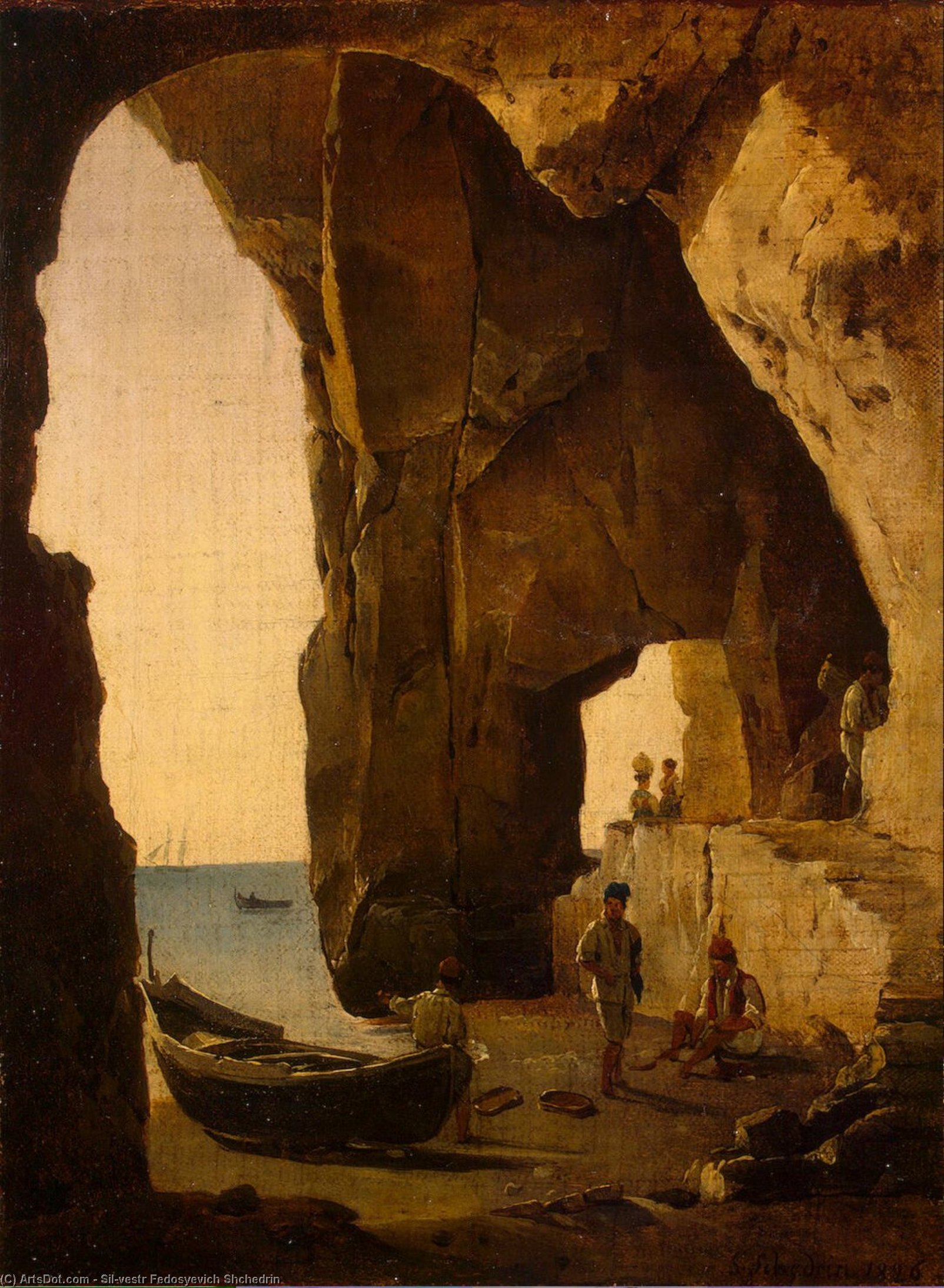 Cave In Sorrento — Sil'vestr Fedosyevich Shchedrin