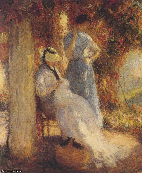 Sewing At Marquayrol — Henri Jean Guillaume Martin