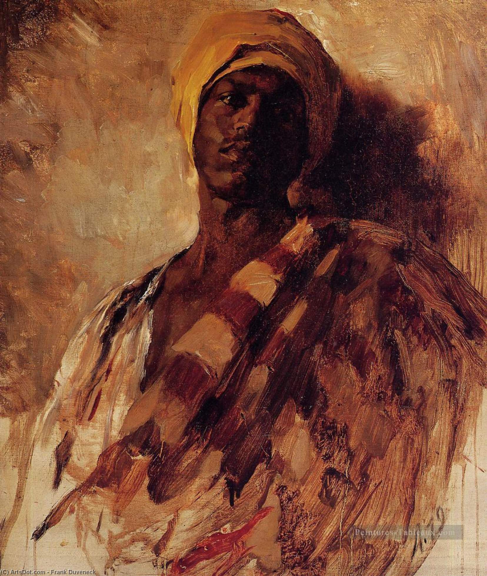 Guard Of The Harem (study) — Frank Duveneck