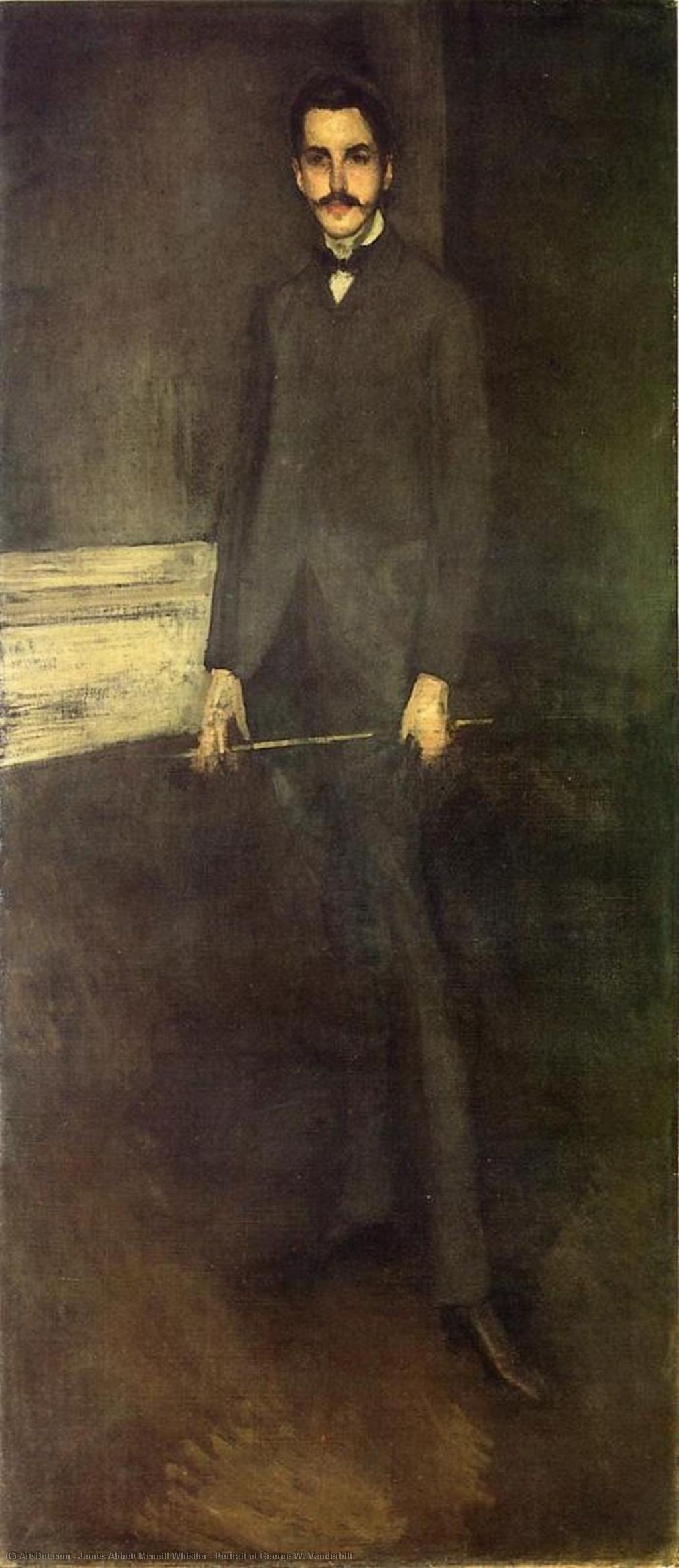 Portrait Of George W. Vanderbilt — James Abbott Mcneill Whistler