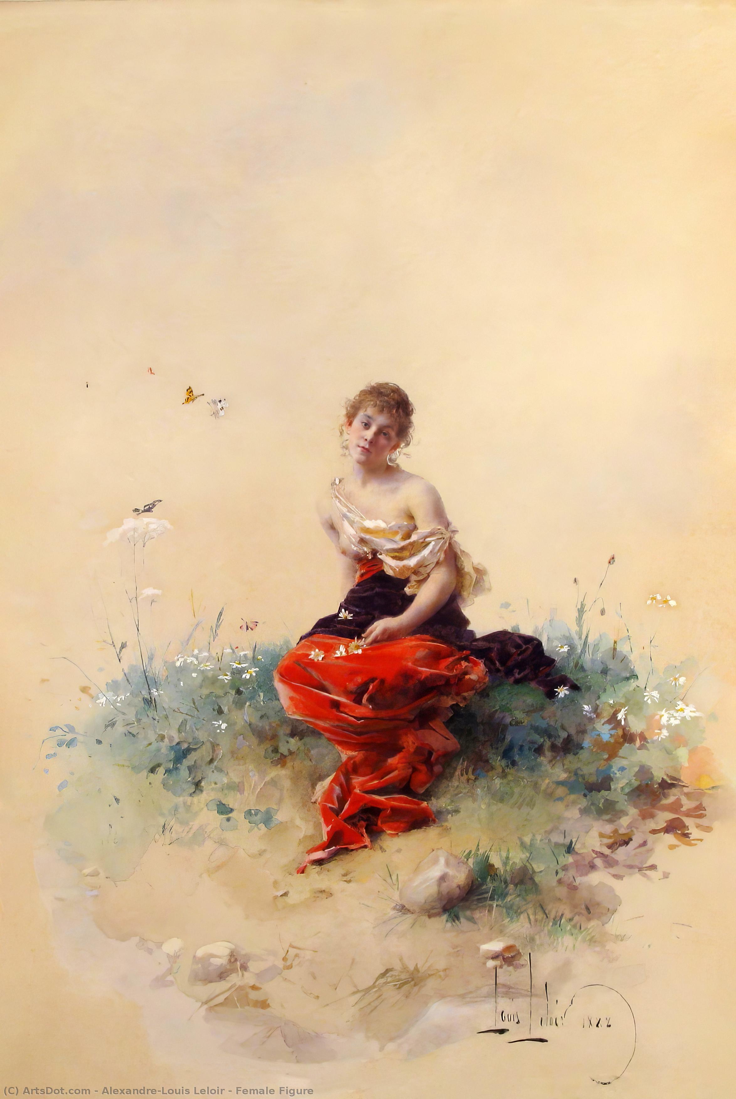 Female Figure — Alexandre-louis Leloir