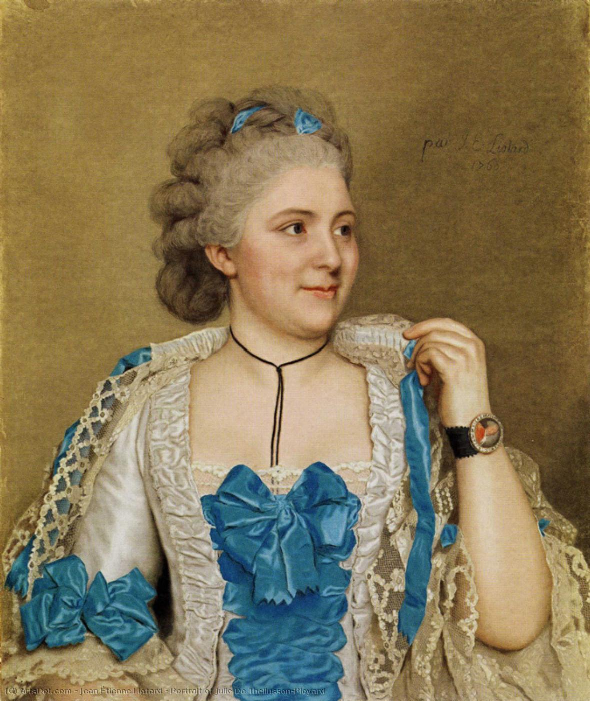 Portrait Of Julie De Thellusson-ployard — Jean-étienne Liotard