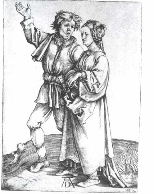 The Young Peasant And His Wife — Albrecht Dürer
