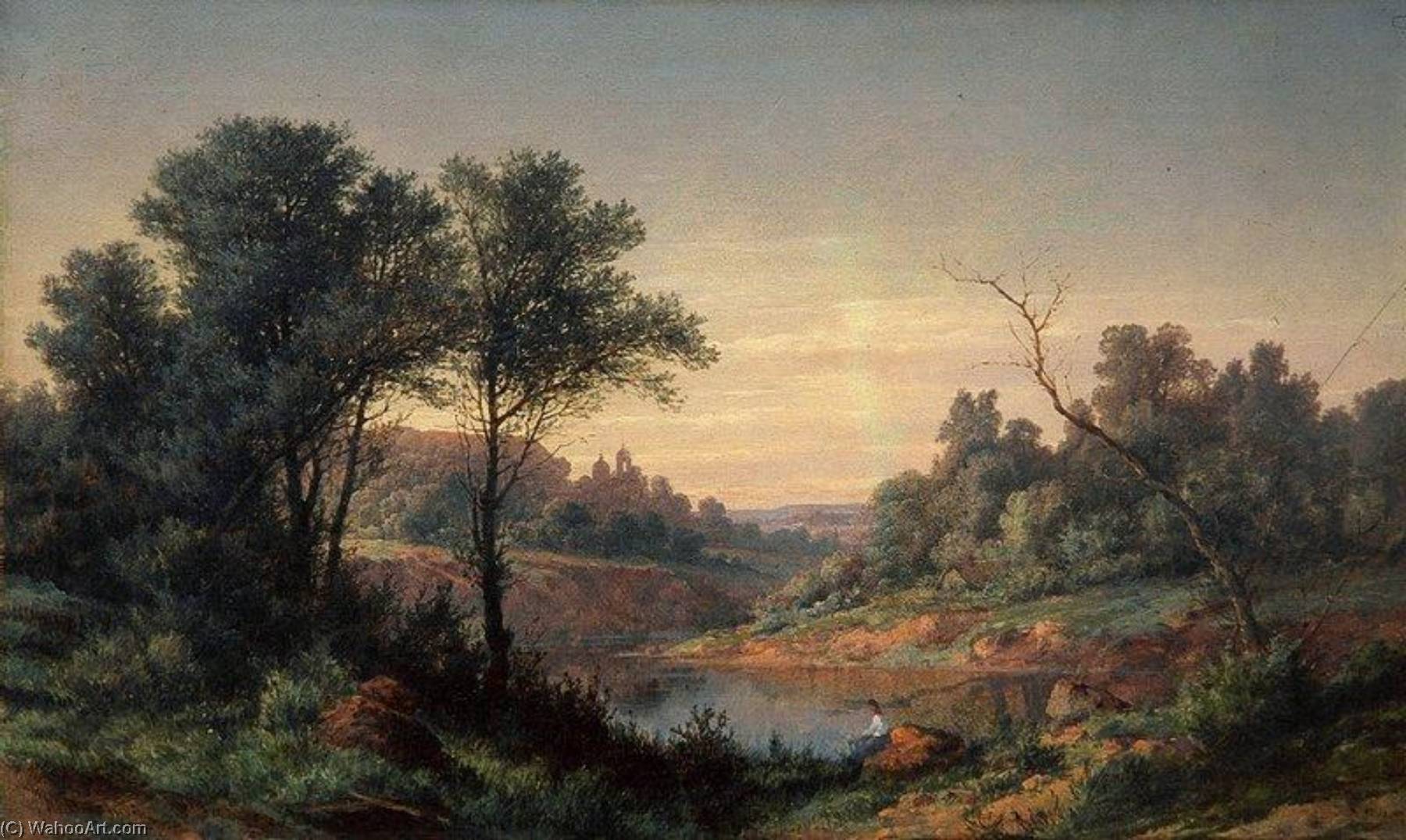 Landscape With Female Figure — Pavel Dzhogin