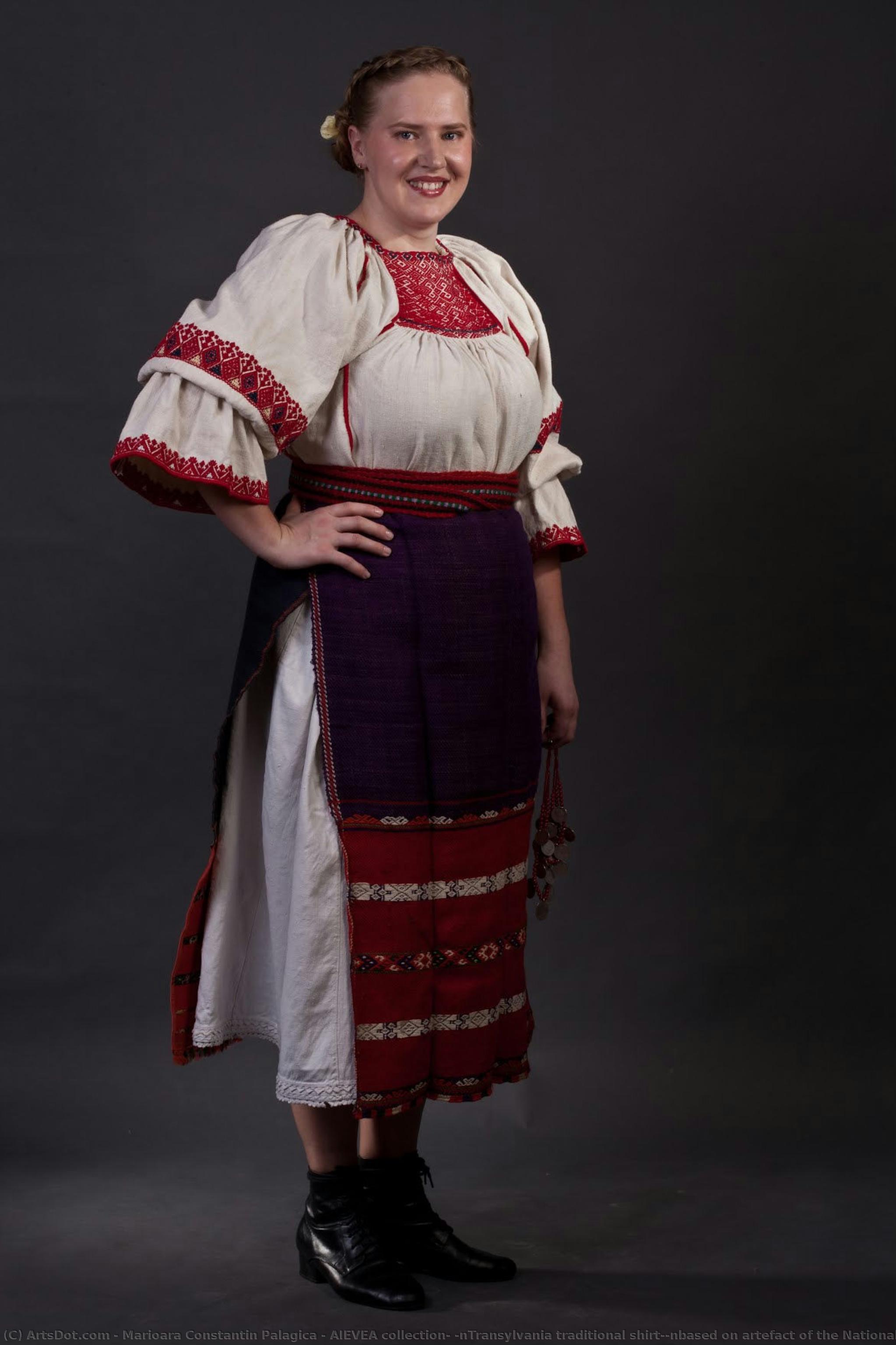 Aievea Collection; \ntransylvania Traditional Shirt;\nbased On Artefact Of The National Museum Of The Romanian Peasant — Marioara Constantin Palagica
