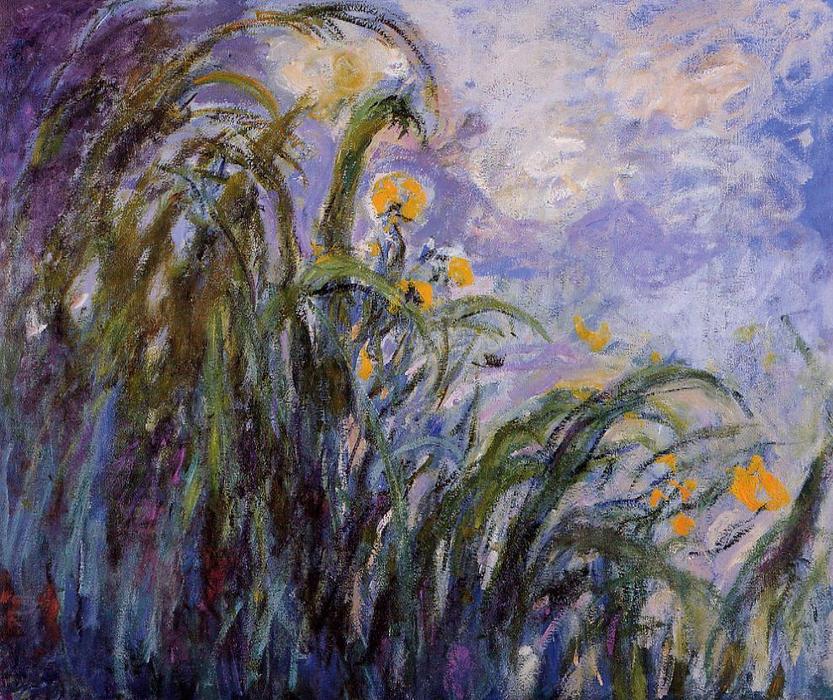 Yellow Irises — Клод Моне