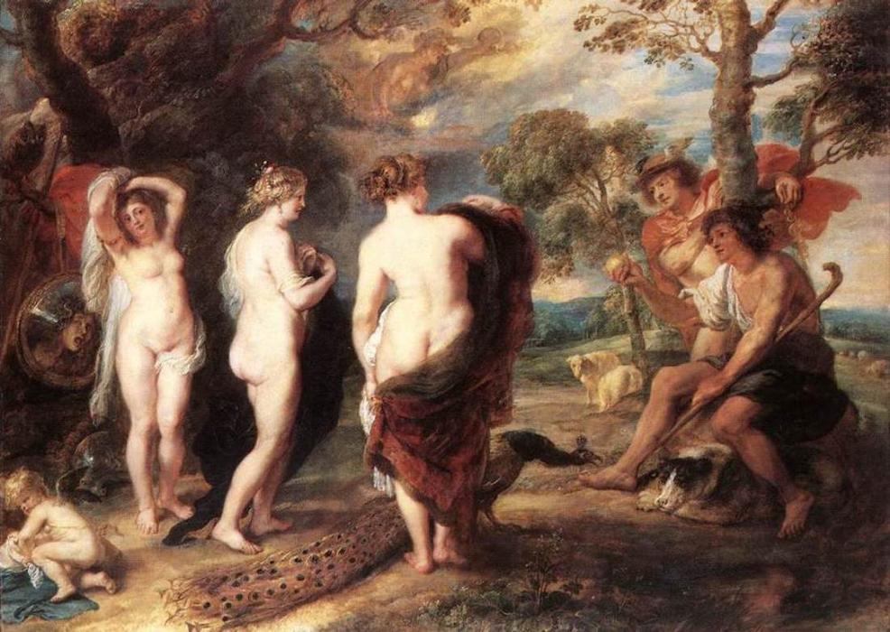 The Judgment Of Paris — Peter Paul Rubens