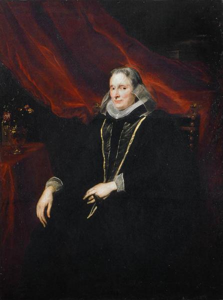 Portrait D'une Noble Génoise Portrait De Luigia Cattaneo Gentile (autre Titre) — Sir Anthony Van Dyck