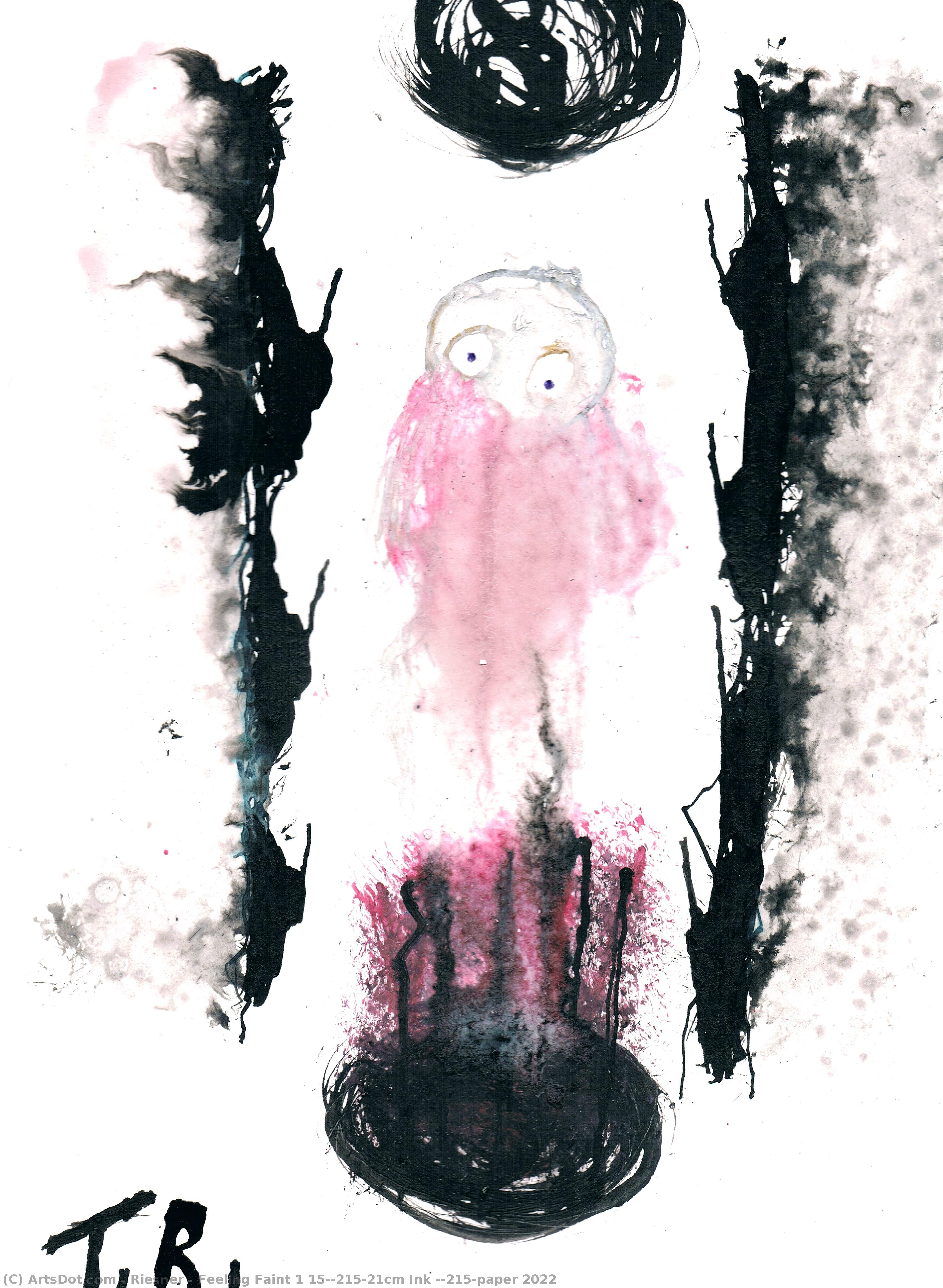 Feeling Faint 1 15×21cm Ink ×paper 2022 — Thomas Riesner